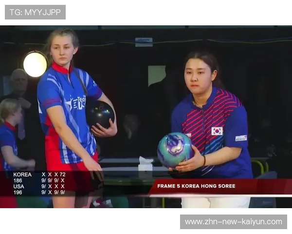 世界保龄球女子联赛推广校园入门课程，女保龄球选手